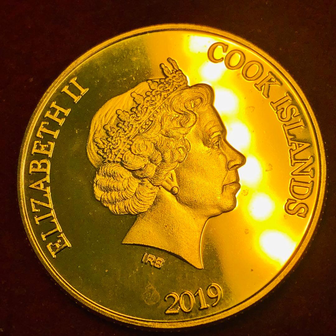 A564 hello kitty 40周年記念　エリザベス2世　2019年　金貨