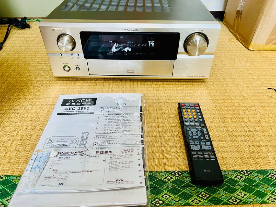 DENON AVC-3890 AVアンプ（保証書付き）