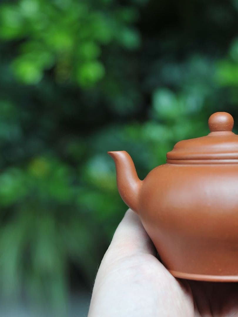朱泥製 丸型急須 茶壷 急須 紫砂壺紫砂茶器 唐物紫泥急須 紫砂壺急須