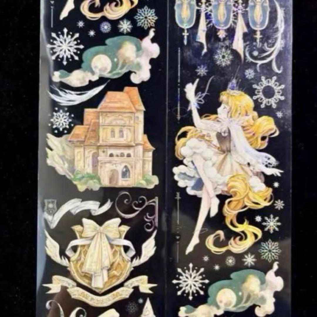 ♡SALE♡贝壳光 6cm×10m 冬日雪国 海外マスキングテープ　人物　装飾