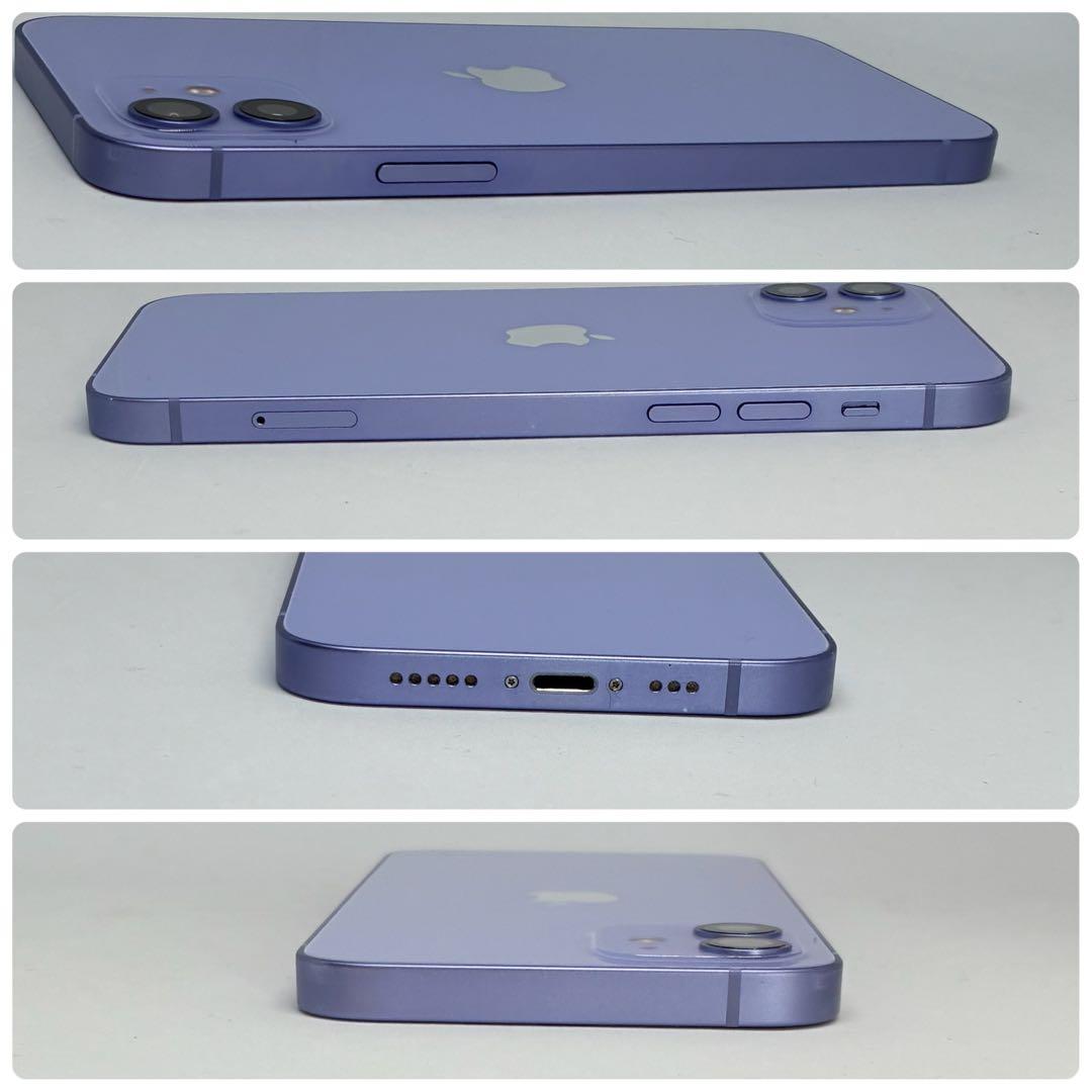 M60【電池新品　100％表示】 iPhone 12　64GB　パープル
