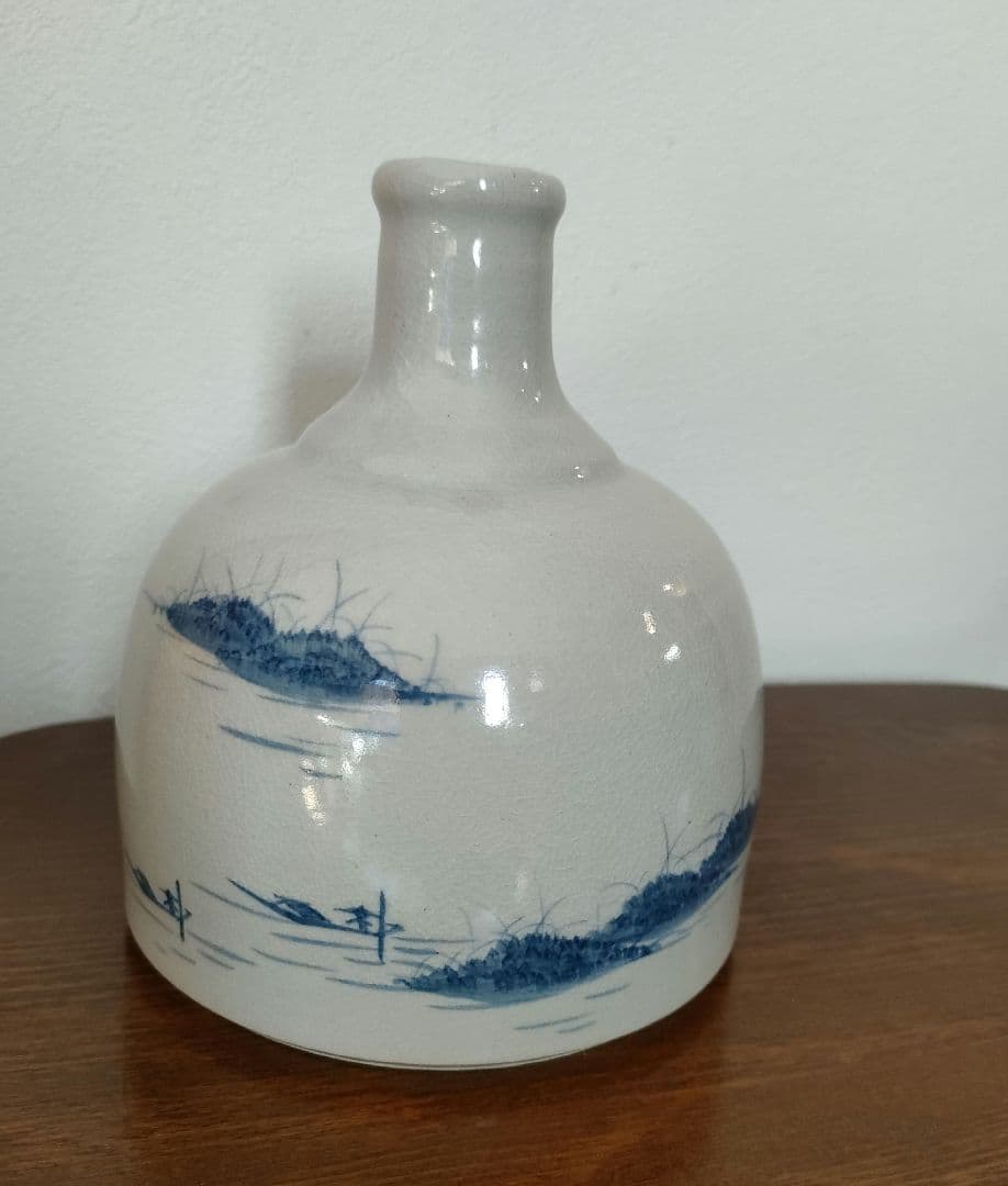 尾戸焼　茶山作　船徳利