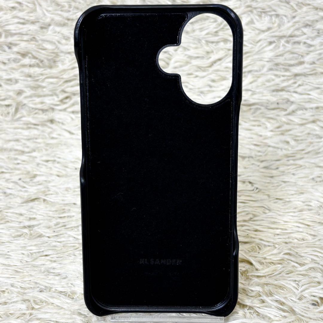 【極美品】ジルサンダー iPhone16 ケース ブラック ユニセックス