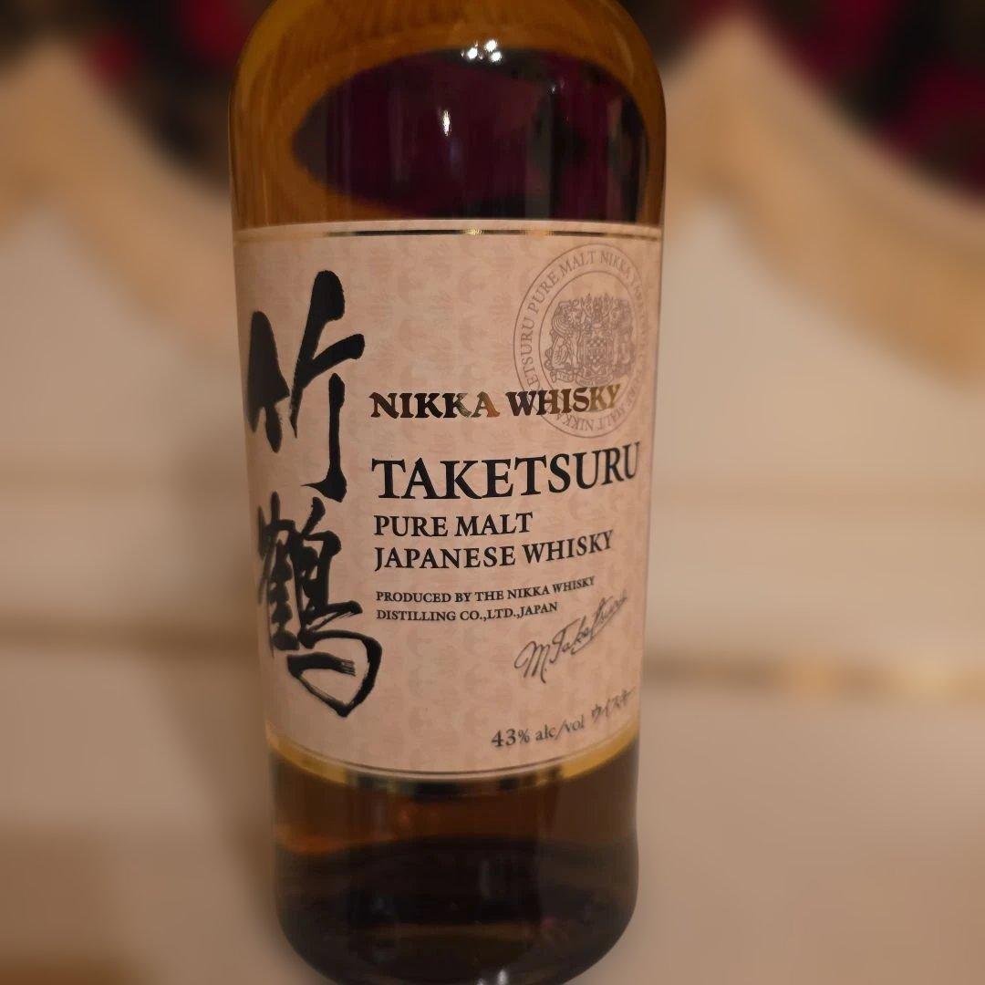 [品薄状態] [NIKKA] 竹鶴ピュアモルトウイスキー(新品商品) !