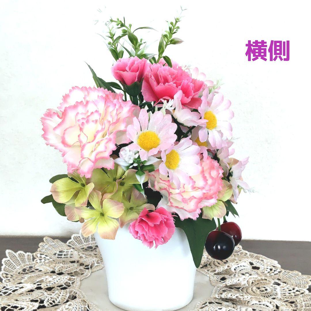 ✤ ✤ 春のカーネーション♬ 造花アレンジメント ✤ ✤