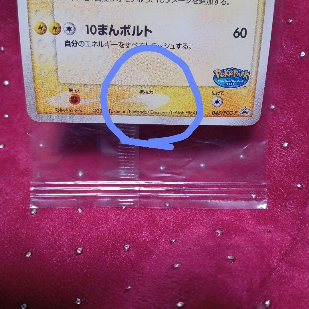 愛・地球博　ポケパークのピカチュウ　プロモカード 043/PCG-P　未開封品