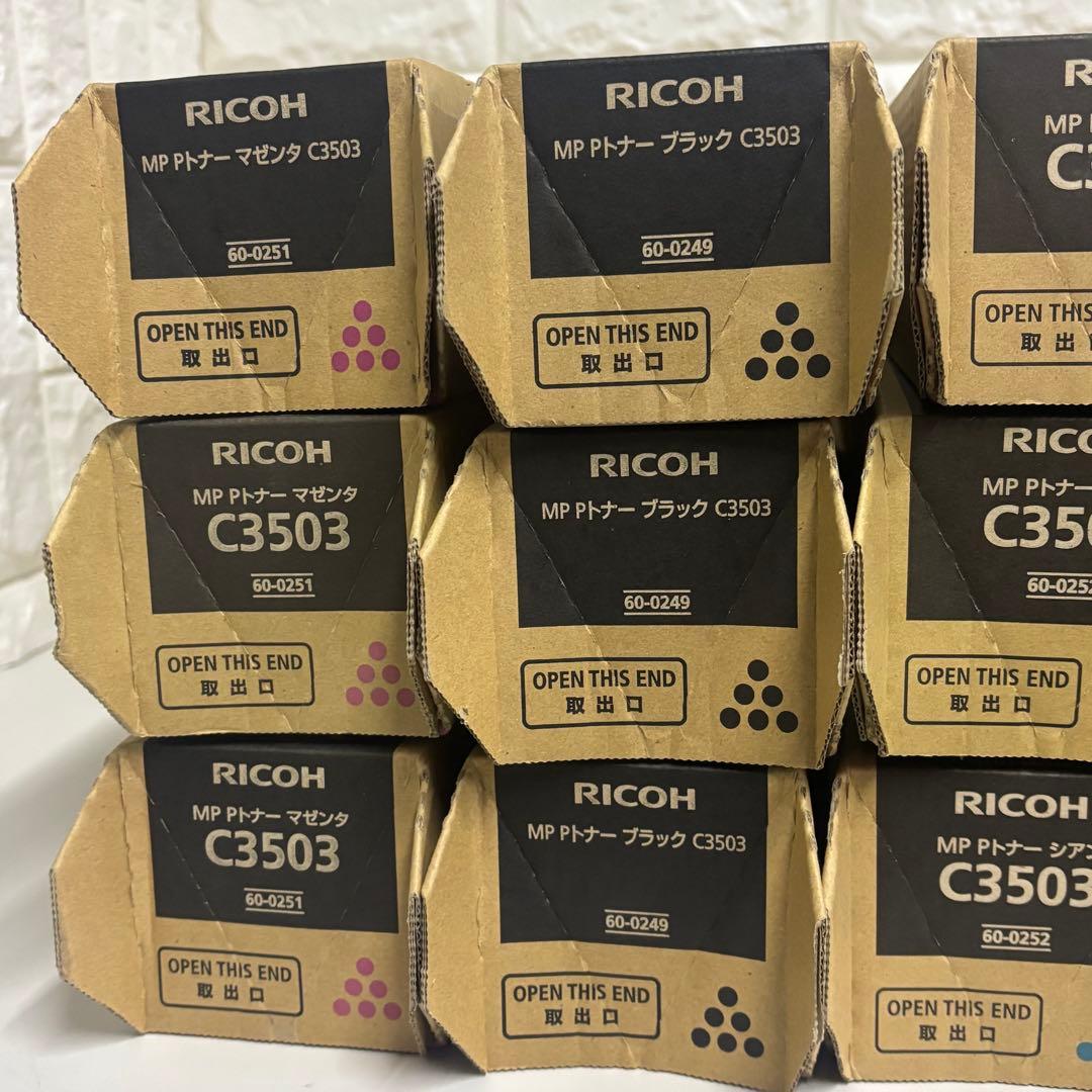 ➀RICOH リコー C3503 トナーカートリッジ 12本セット