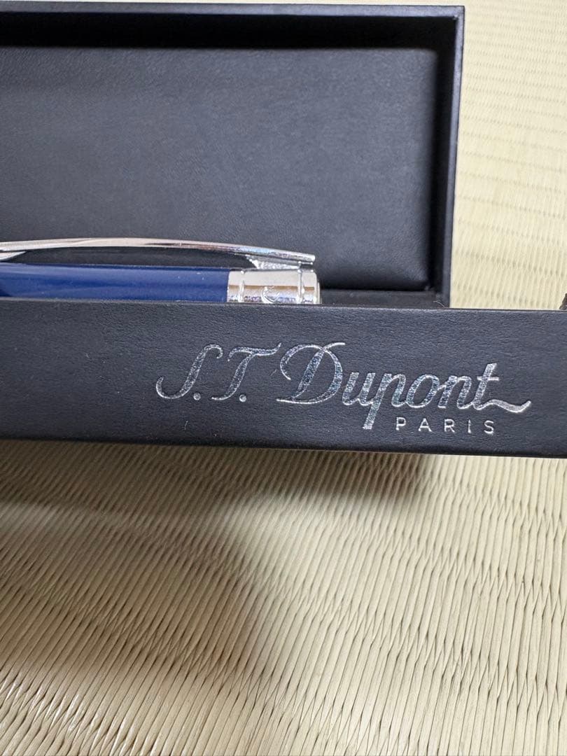 S.T.Dupont エス・テー・デュポン ボールペン ネイビー 替えインク付き