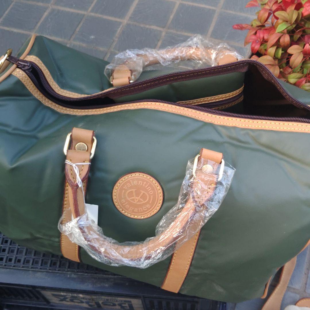 valentino elegance ボストンバッグ オリーブグリーン