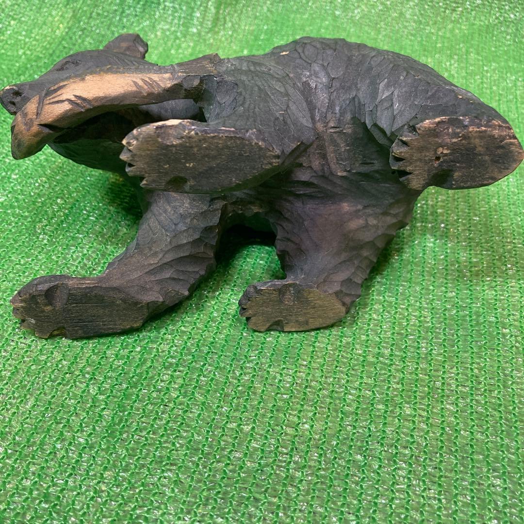 木彫り熊 木彫 置物 北海道 民芸品