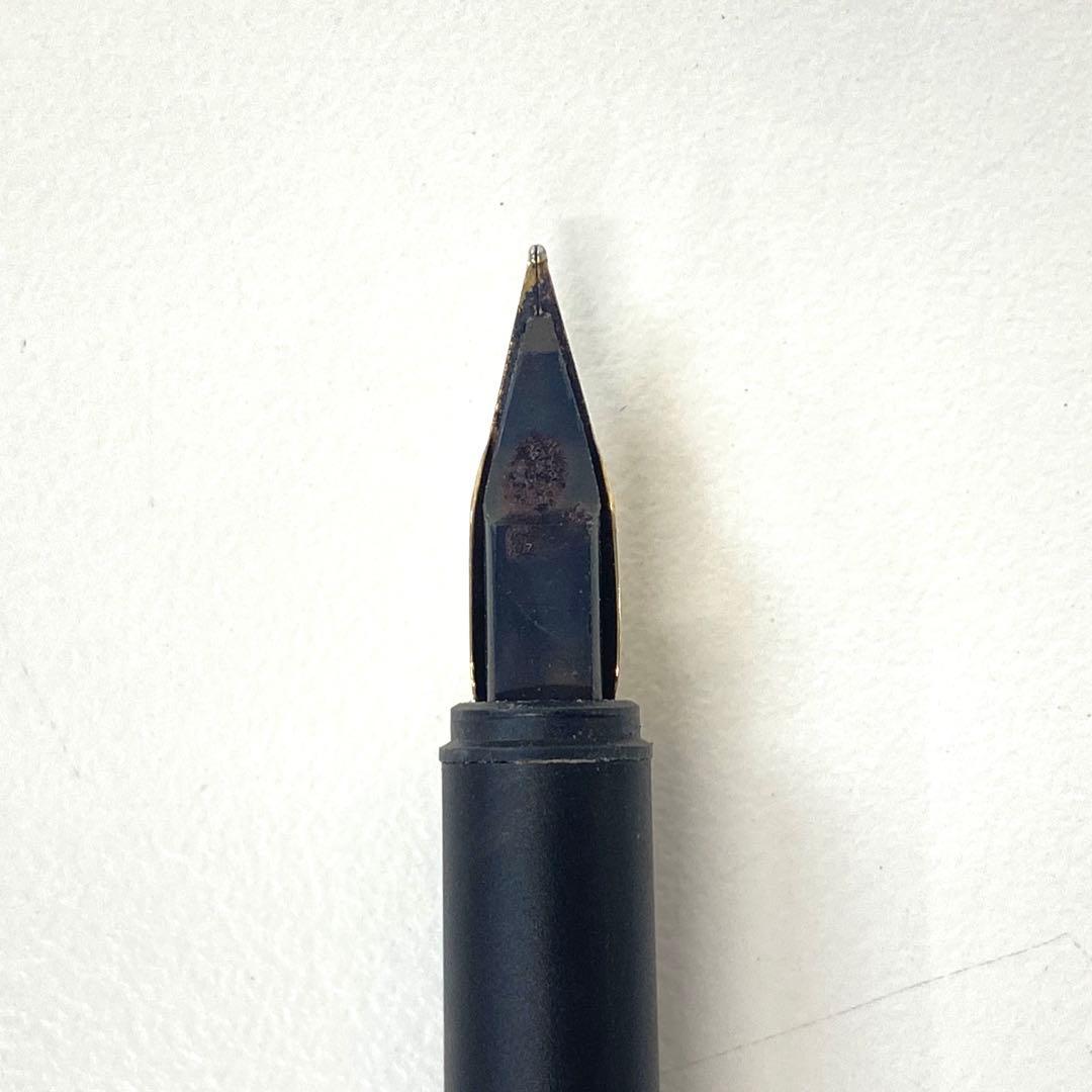 MONTBLANC モンブラン 万年筆 スリムライン ネイビー×ゴールド