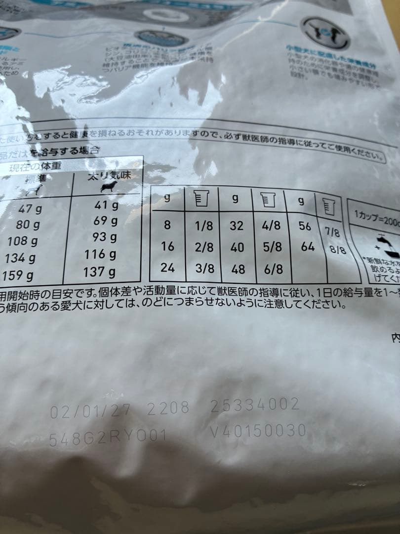 ロイヤルカナンのアミノペプチドフォーミュラ小型犬用S 3kgです。