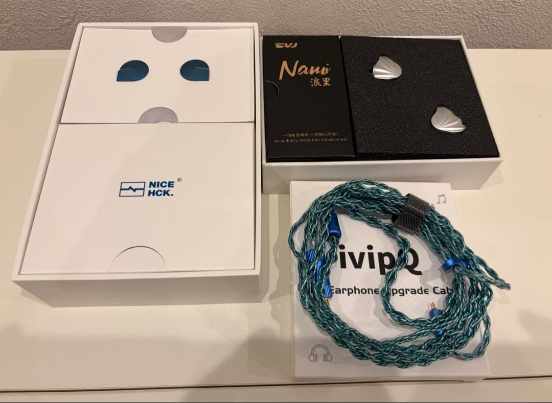 イヤホン NICEHCK F1 PRO CVJ nami リケーブル セット