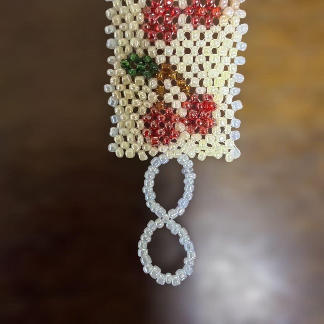 マザーグースの森　腕時計　ハンドメイド　ぴよちゃん　チェリー柄　動作未確認