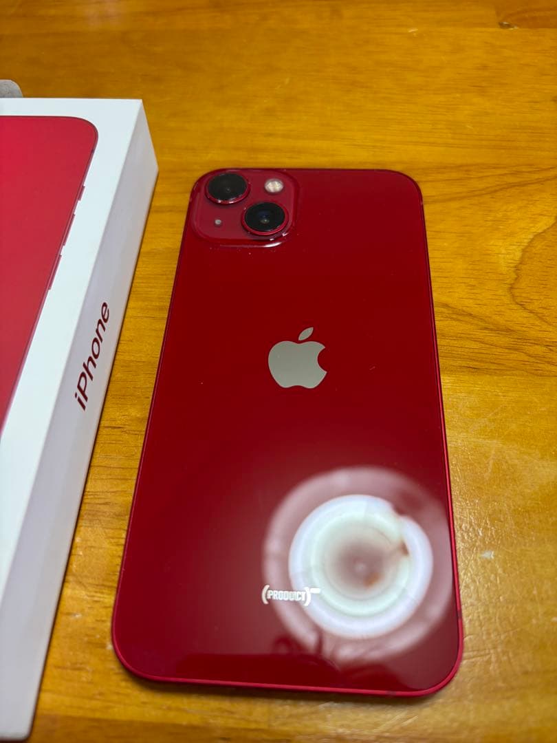 iphone 13 256GB red スマートフォン本体　傷あり