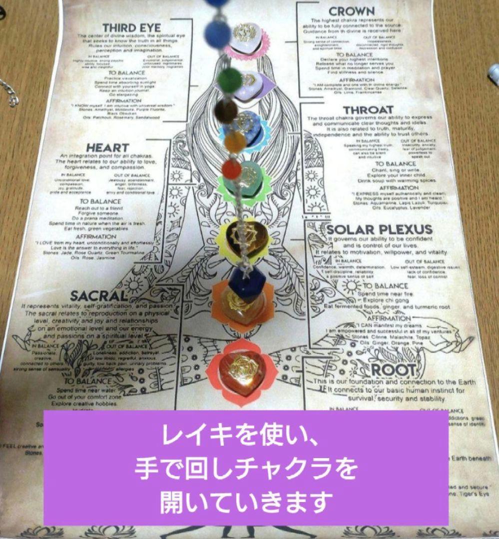 値引き中★遠隔【7日間（1日１回）チャクラ活性化ヒーリング】有形商品