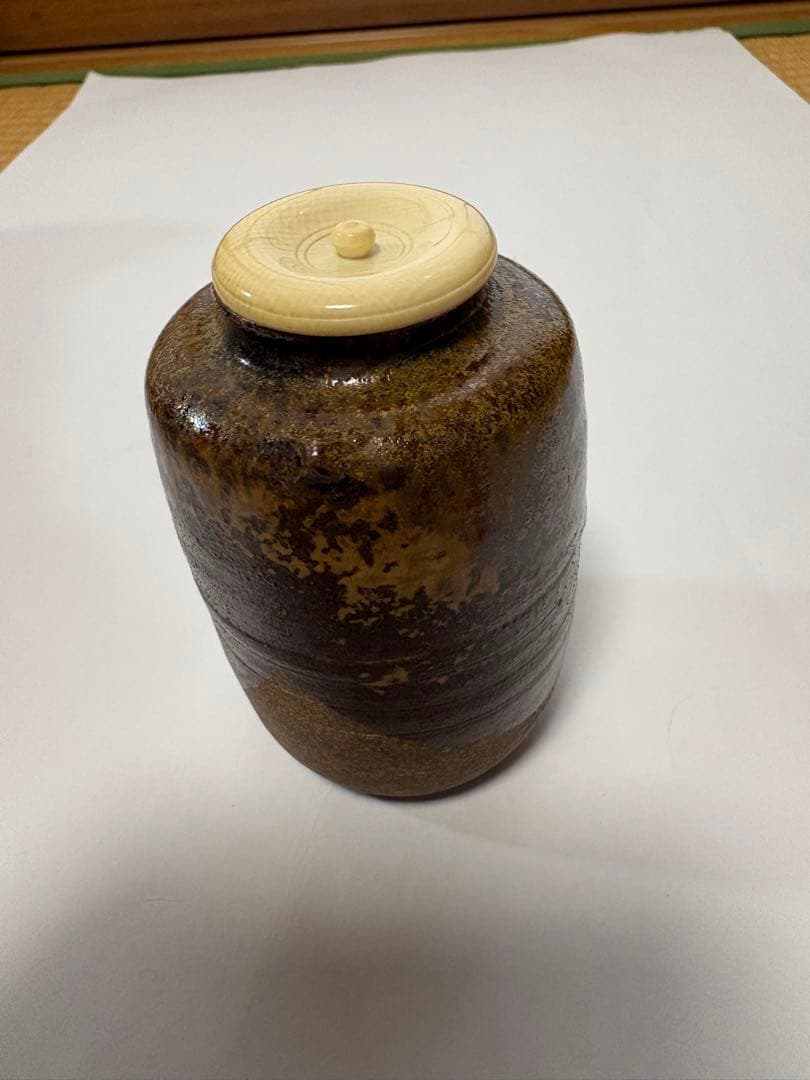 丹波　茶入　陶春作