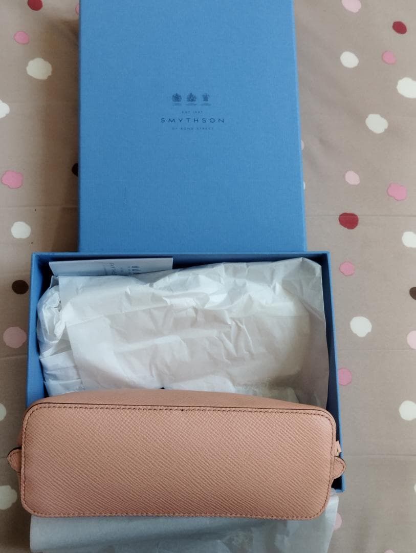 SMYTHSON Panamaレザー コスメチックケース