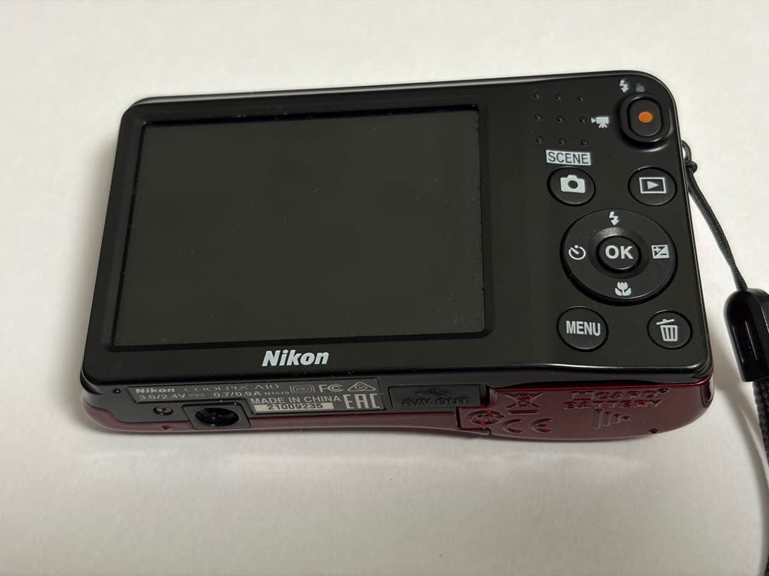 【撮影画像有・現状渡し】Nikon COOLPIX A10 SDカード2枚付