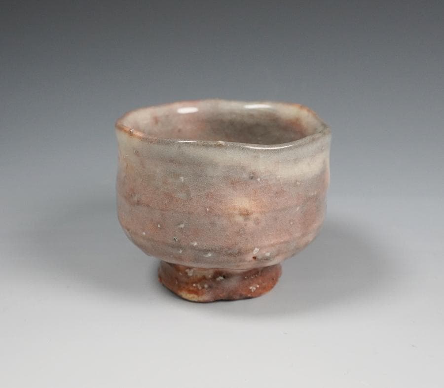 玉村登陽 作 萩焼ぐいのみ 盃 共箱 酒器