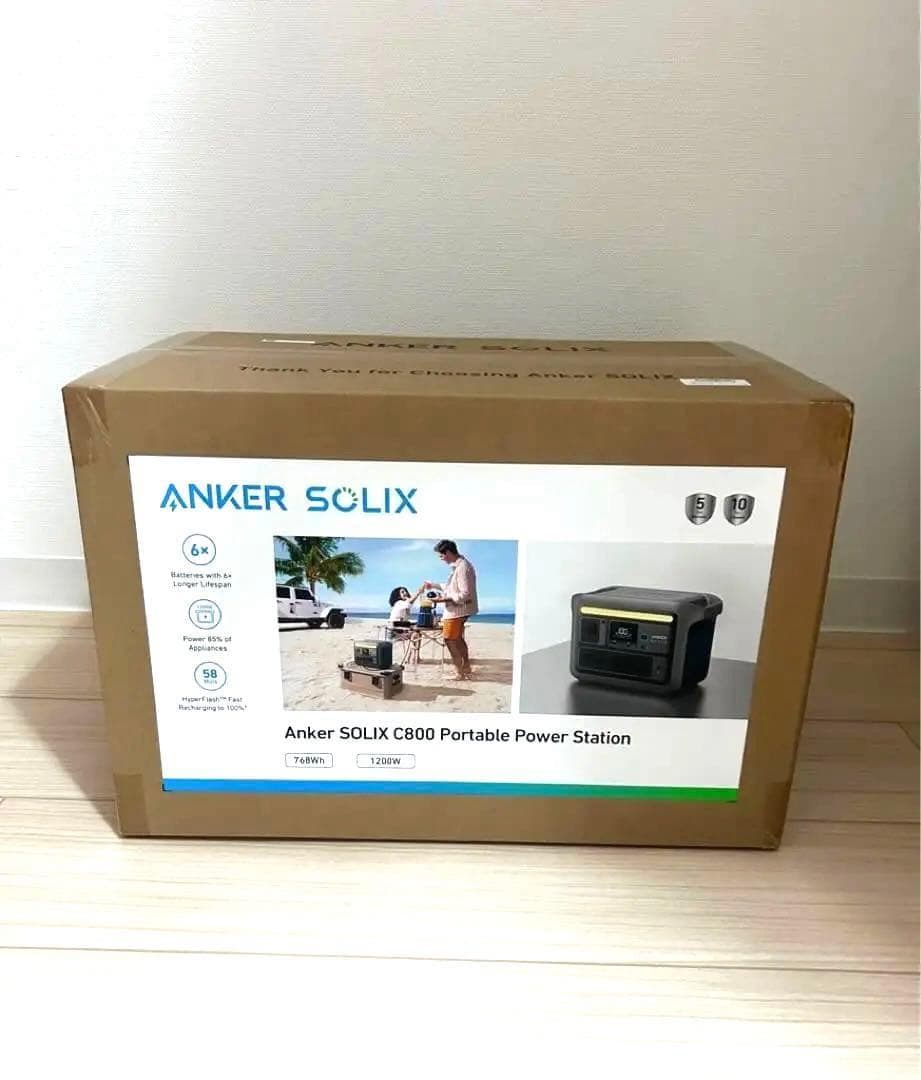 【新品 】アンカー Solix C800 ポタ電リン酸鉄768Wh 長期保証