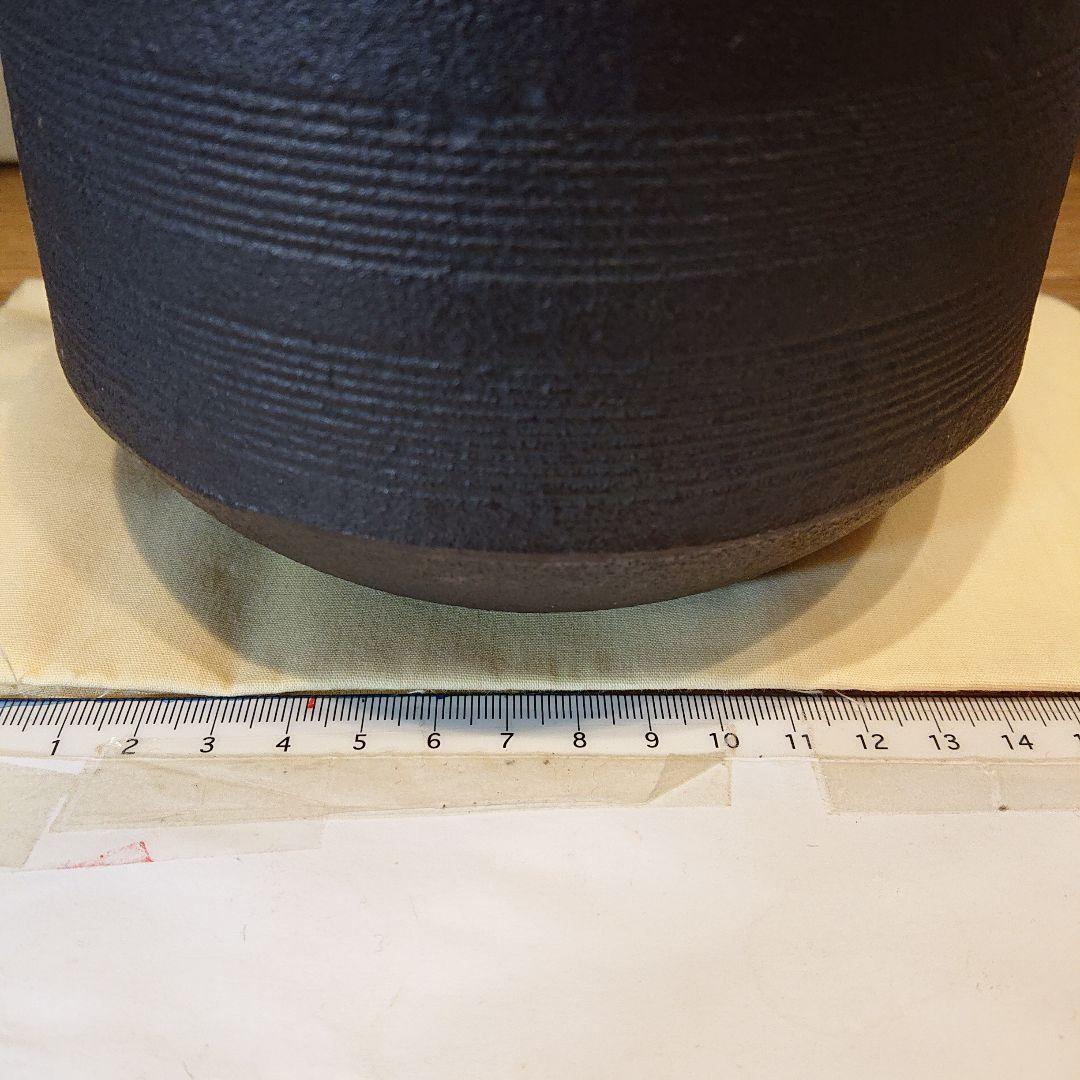 茶道具 糸目肩衝鉄瓶 菊地政光作