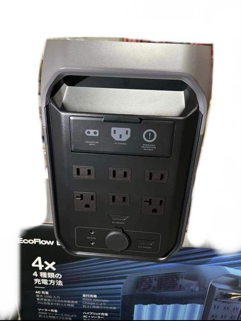 EcoFlow DELTA 3 1500W 1536Whポータブル電源