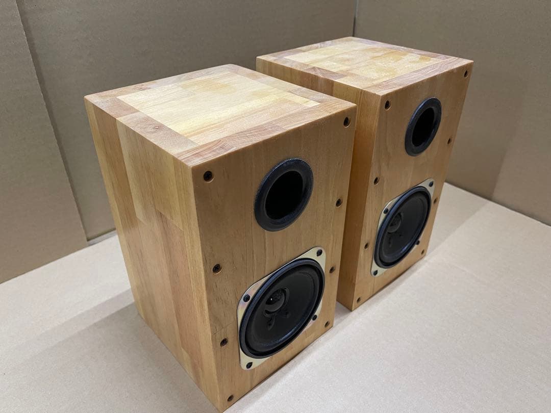 wooden10 バスレフスピーカー　自作