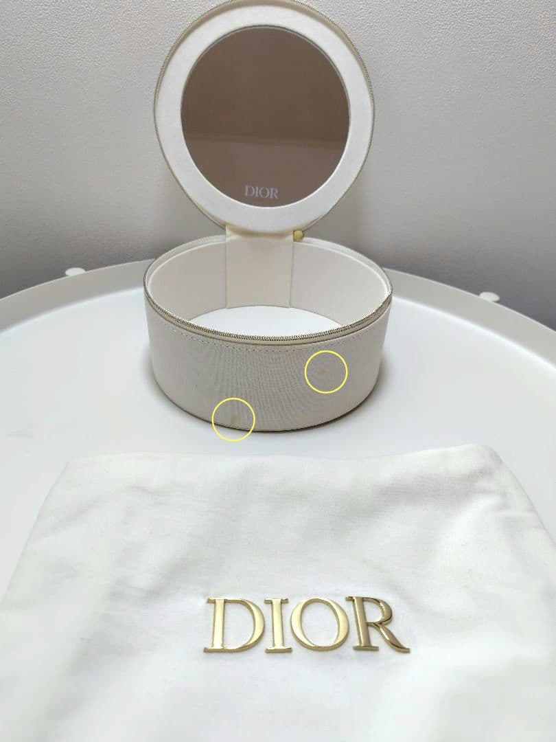 Christian Dior ディオール ノベルティ ポーチ ミラー 手鏡 巾着