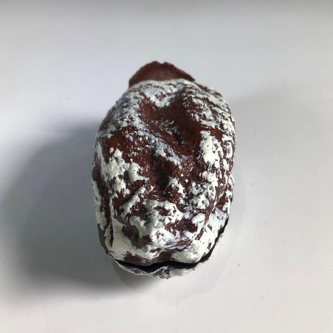 Ｎ６７０　香合　『畦地多喜翁作』『木製』『干柿香合』　共箱　茶道具　木工芸