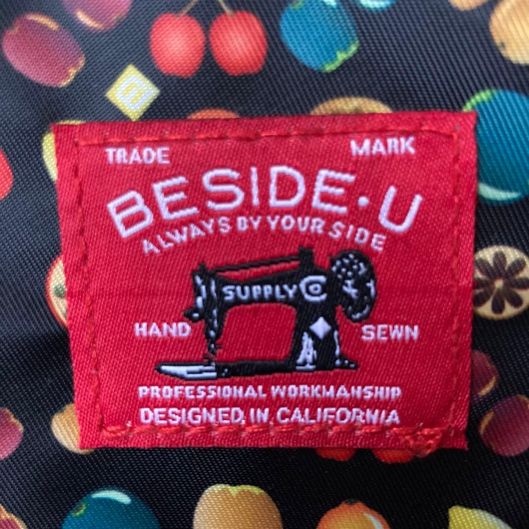 【新品】beside-u　ビサイユ　2way　マザーズバック　ジム用　ブラック