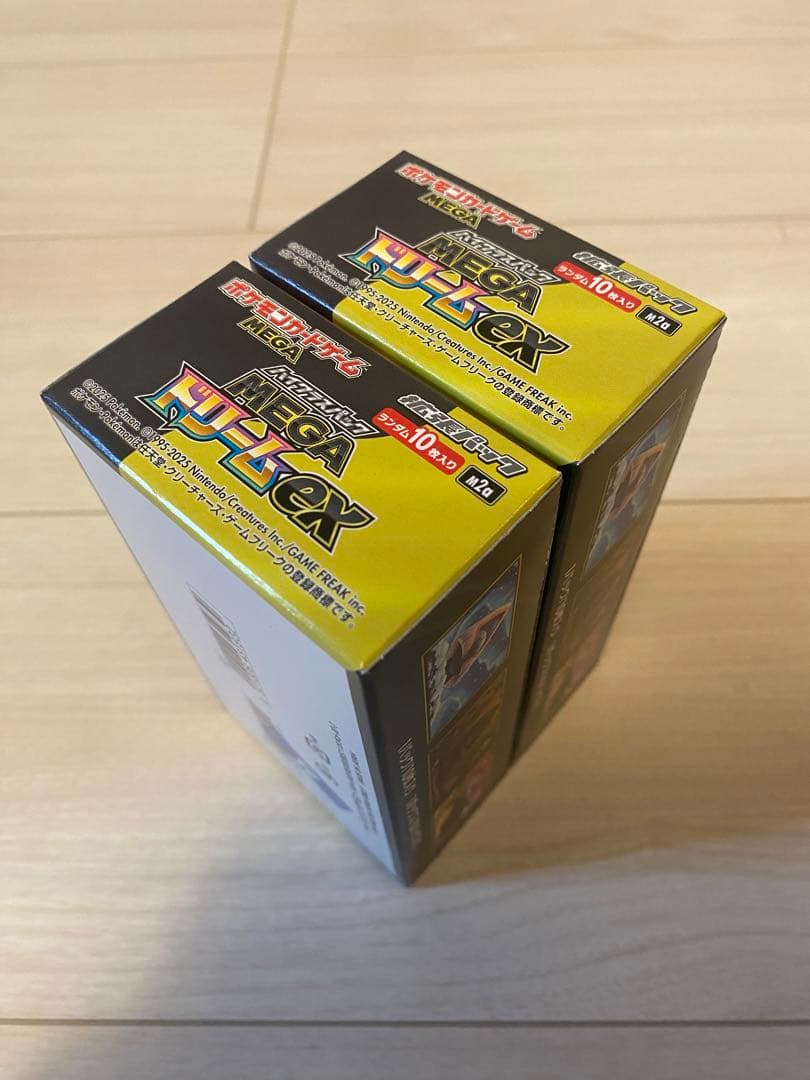 ポケモンカードゲーム MEGAドリームEX シュリンク無し　2BOX