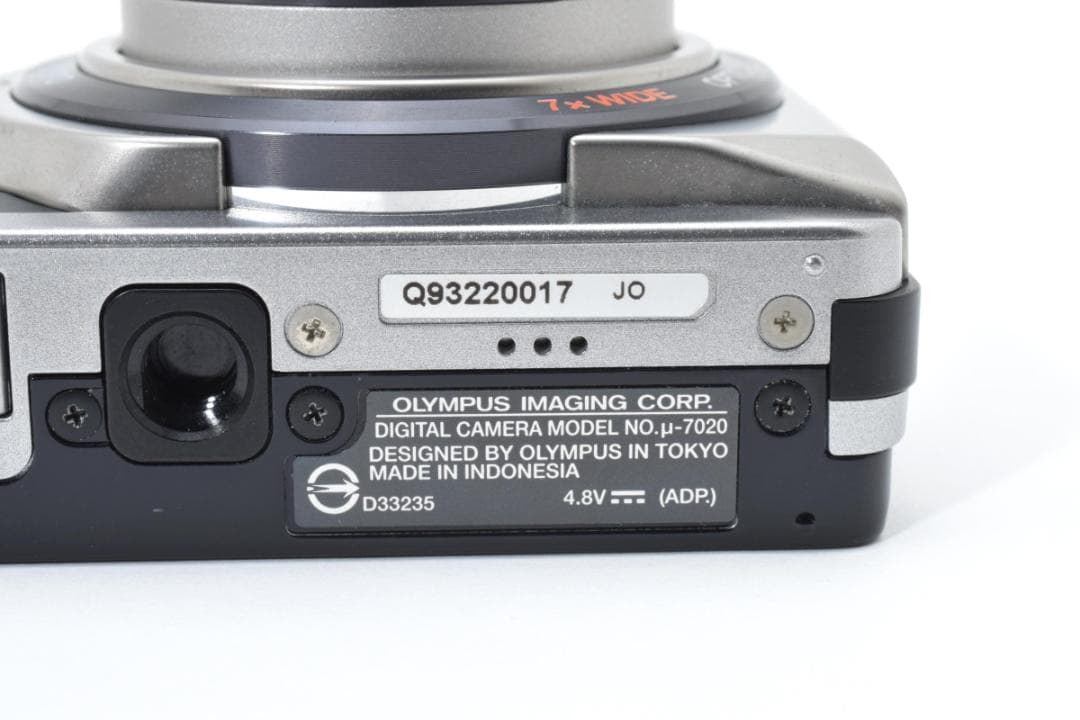 《 美品 》　オリンパス　OLYMPUS μ-7020 ミュー7020 ブルー