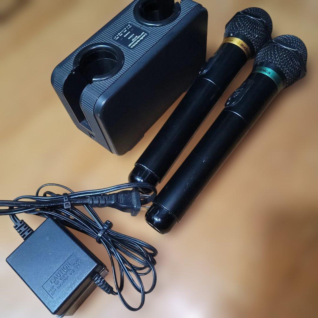 audio-technica DAM カラオケ機器 ワイヤレスマイク2本付き