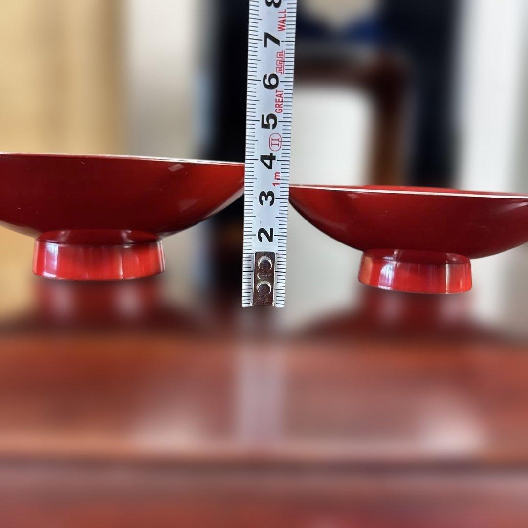 漆器セット 花模様 スタンド型 木箱付き