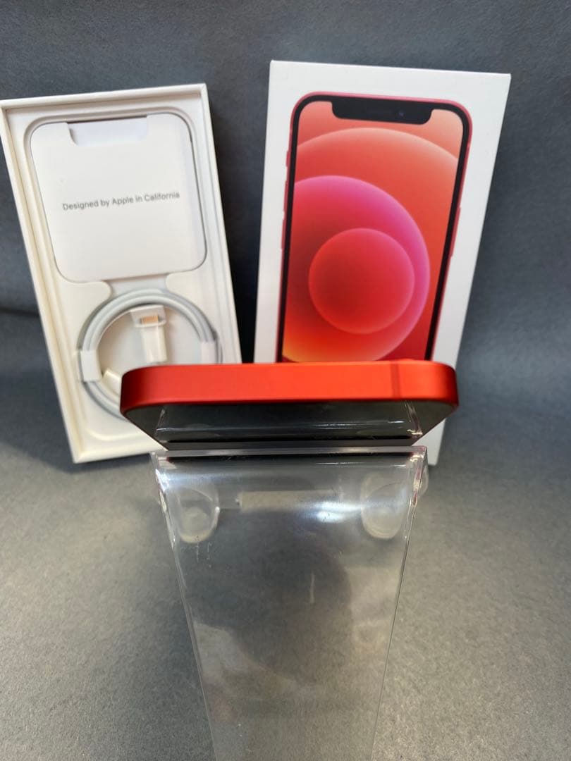 美品　国内版　SIMフリー　iPhone12 mini 128GB レッド色