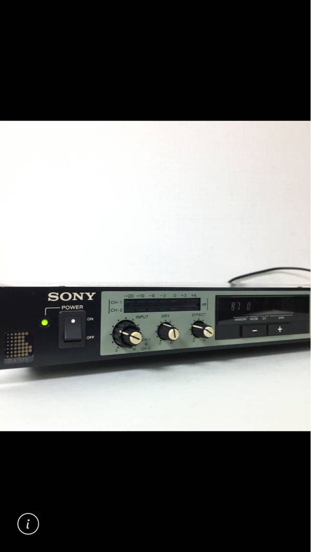 ソニーMU-R201 デジタルリバーブ