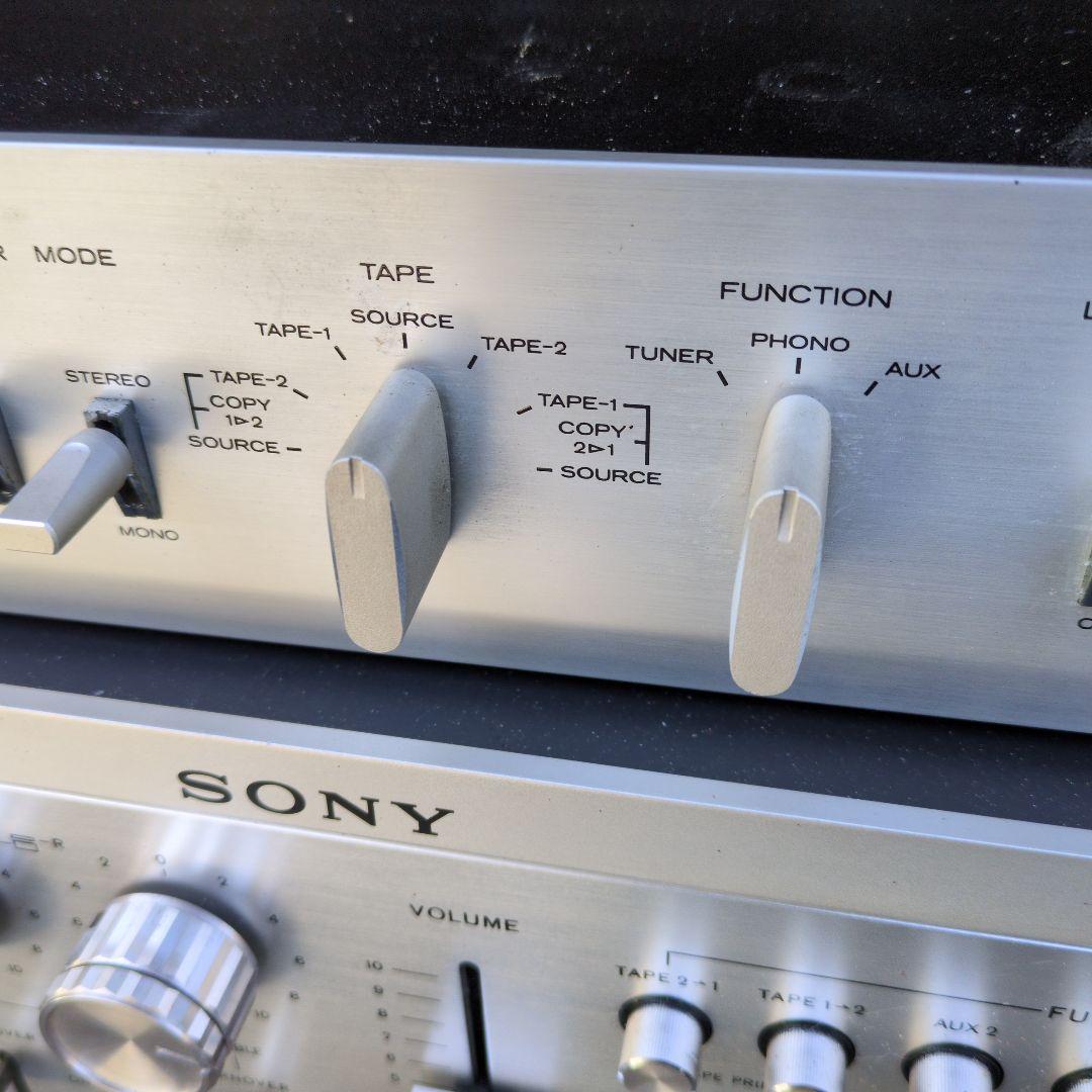 SONY １１５０−日立 ステレオコントロールアンプ