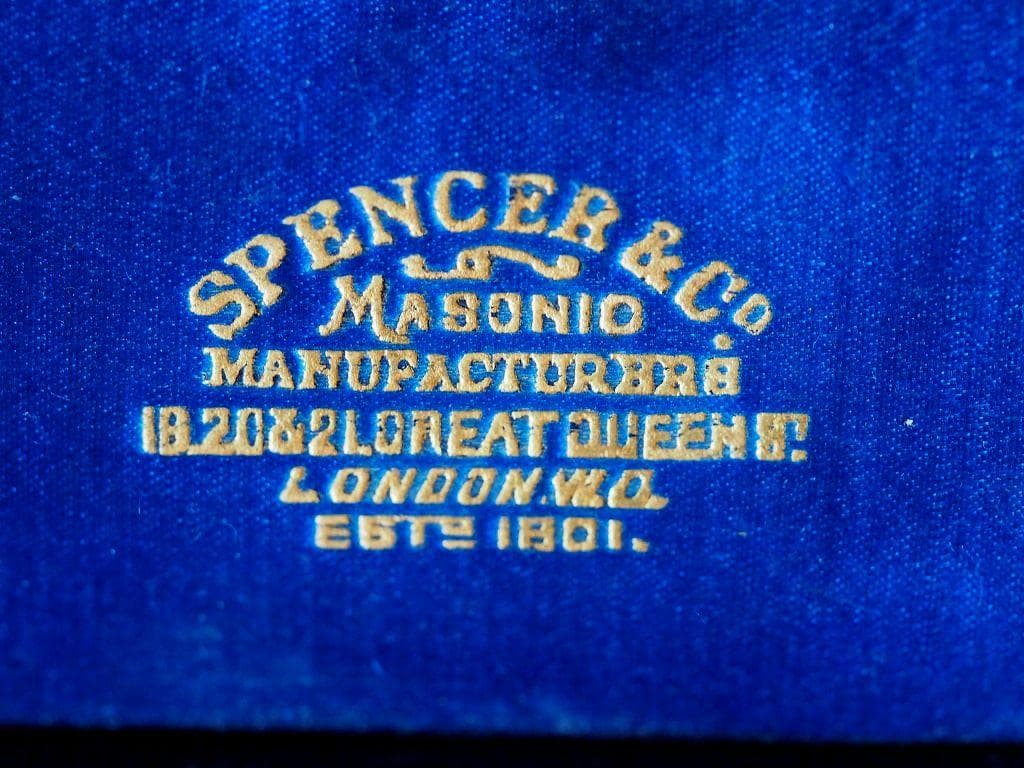 英国アンティーク SPENCER & Co. ジュエリーボックス