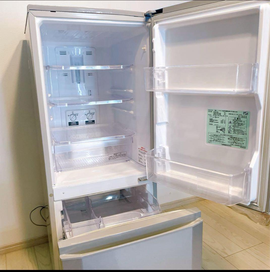 ニッチ146L 三菱 冷蔵庫 MR-P15W-S 2012年 設置込み！
