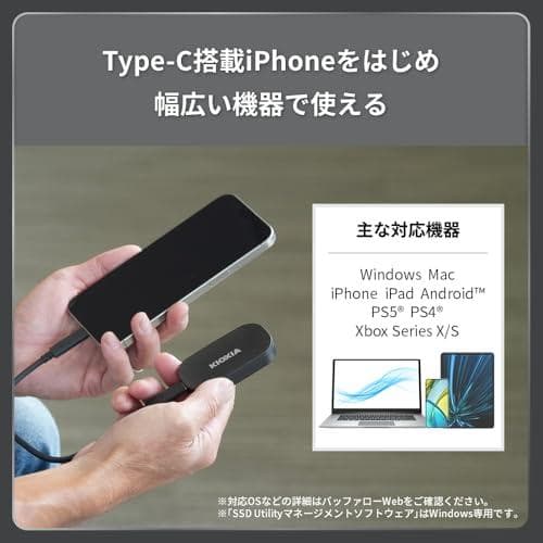 キオクシア KIOXIA SSD 外付け 500GB USB3.2 Gen2＜＞