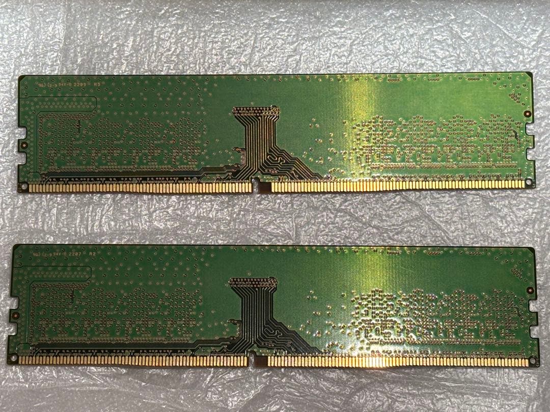 Samsung DDR4 8GB 3200MHz メモリ 2枚セット