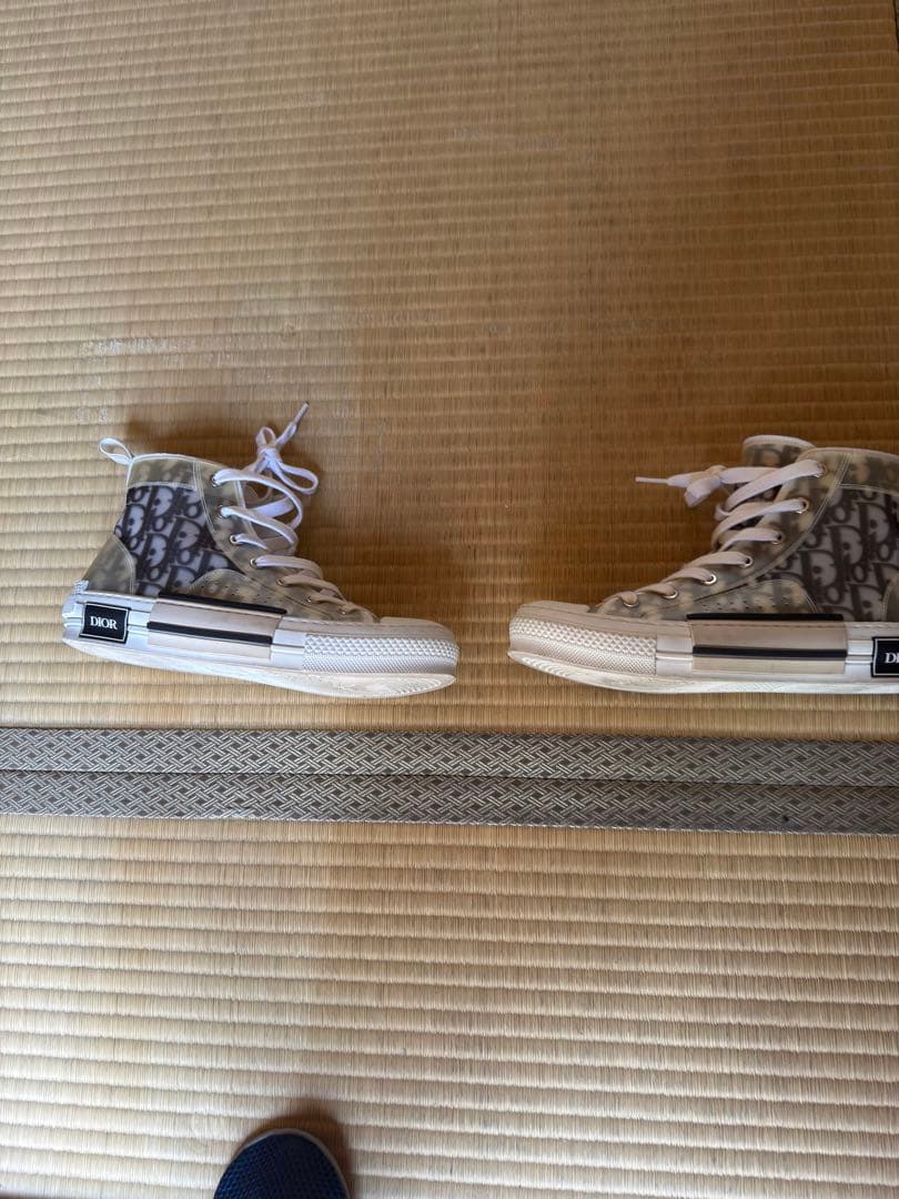 Dior ハイカットスニーカーホワイト FR 39.0 JP24.5