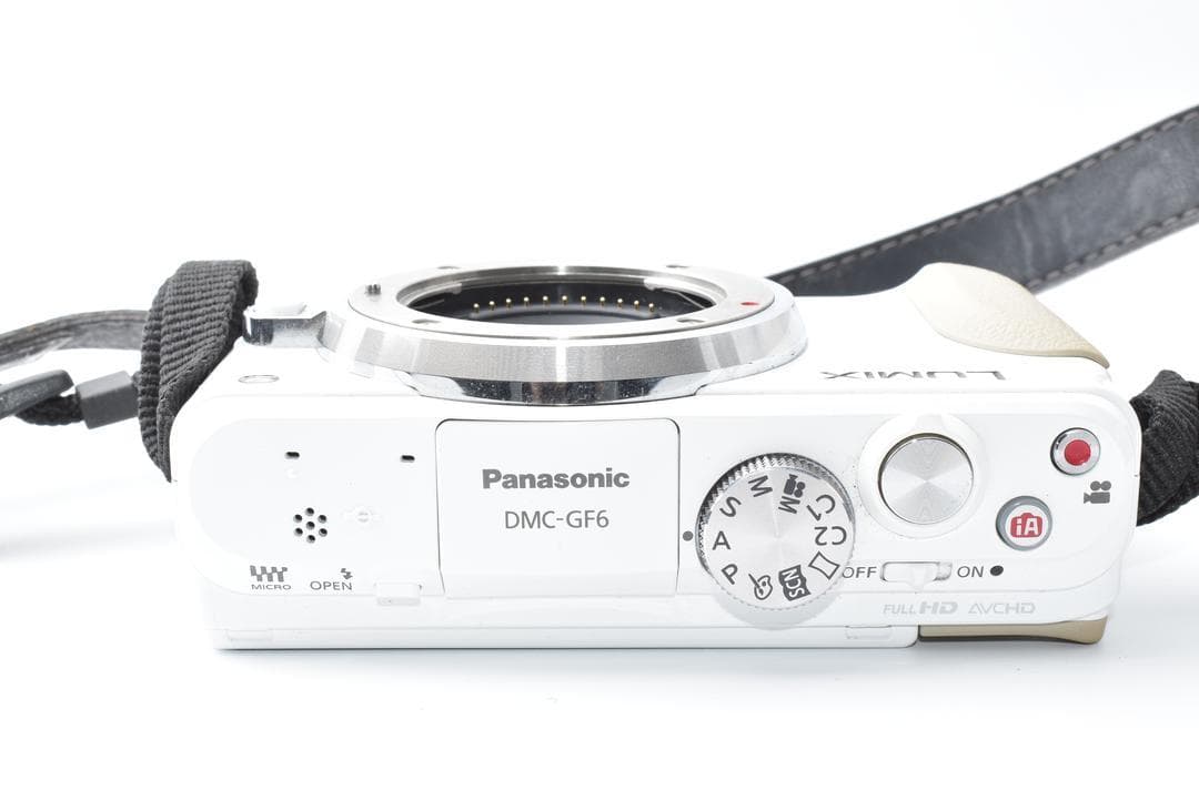 【動作未確認】Panasonic LUMIX DMC-GF6 ホワイト ボディ