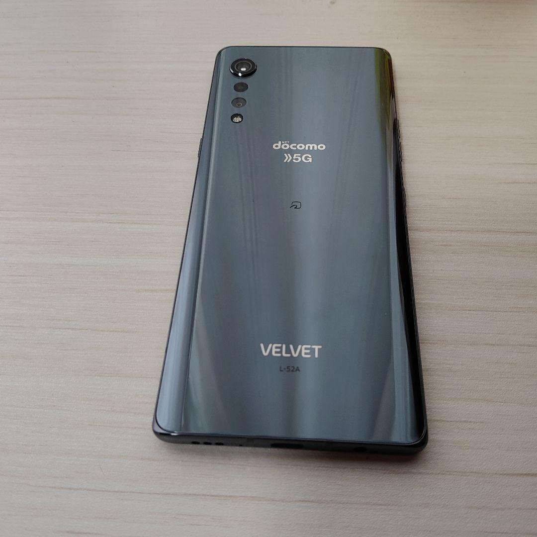 LG Velvet 5G docomo L-52A ブラック 本体のみ