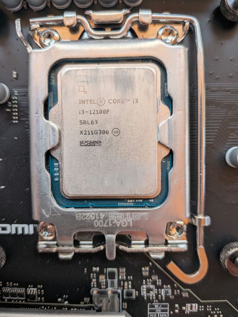 B760PCパーツセット マザーボード+CPU+電源+SSD+cpu+ファン