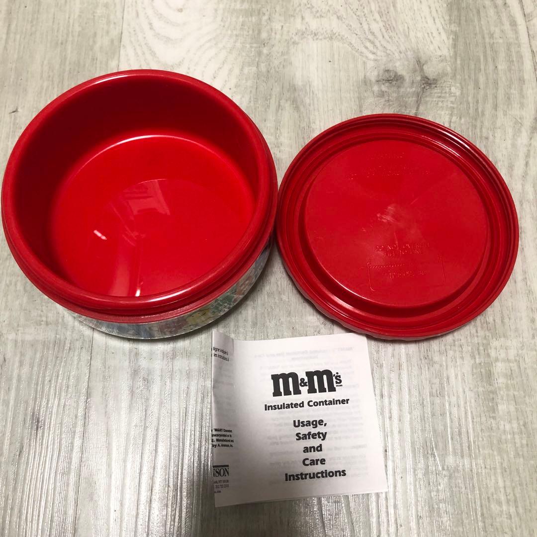 未使用デッドストックアメリカ限定M&M’sビンテージ水筒&小物れ3点セット