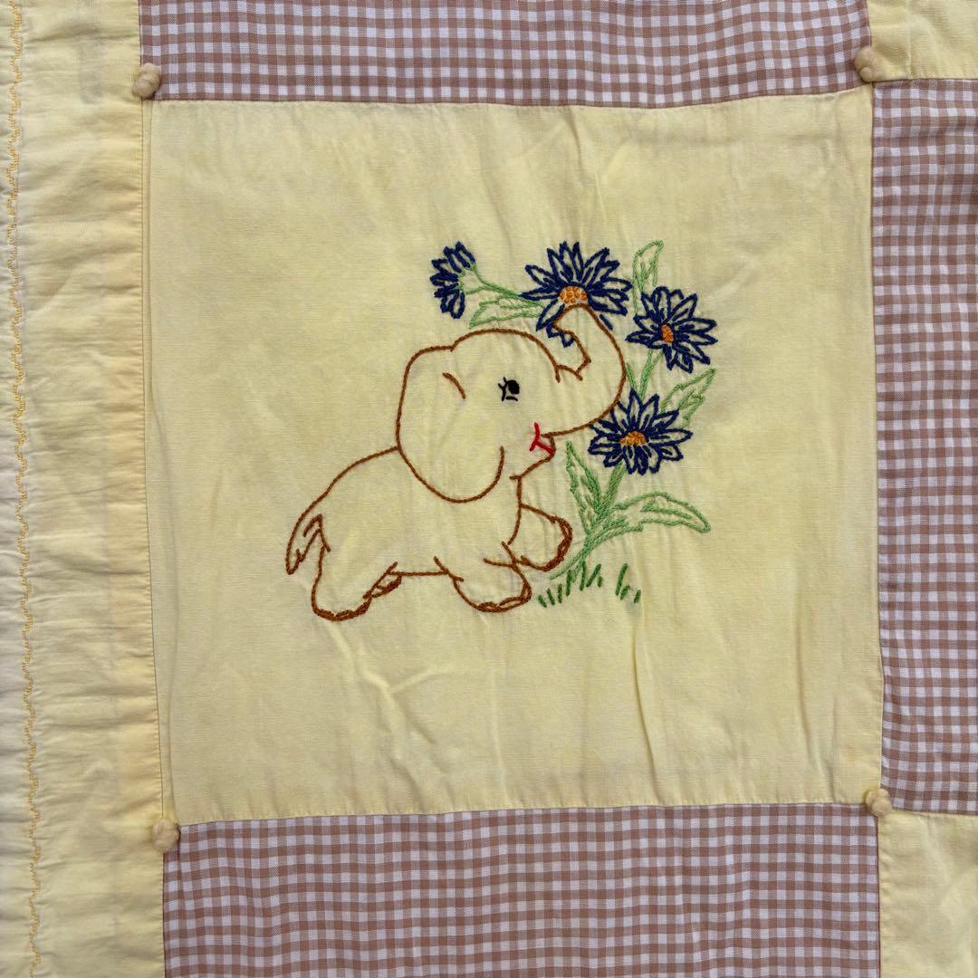 【1950s USA vintage】ベビーキルト パッチワーク 布 ビンテージ