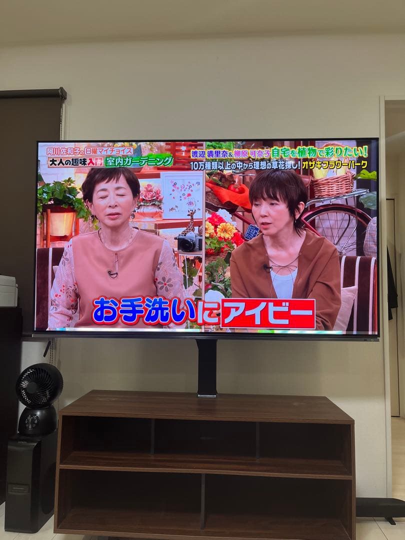 直接引取限定　有機EL REGZA 65インチ 訳あり テレビスタンド付