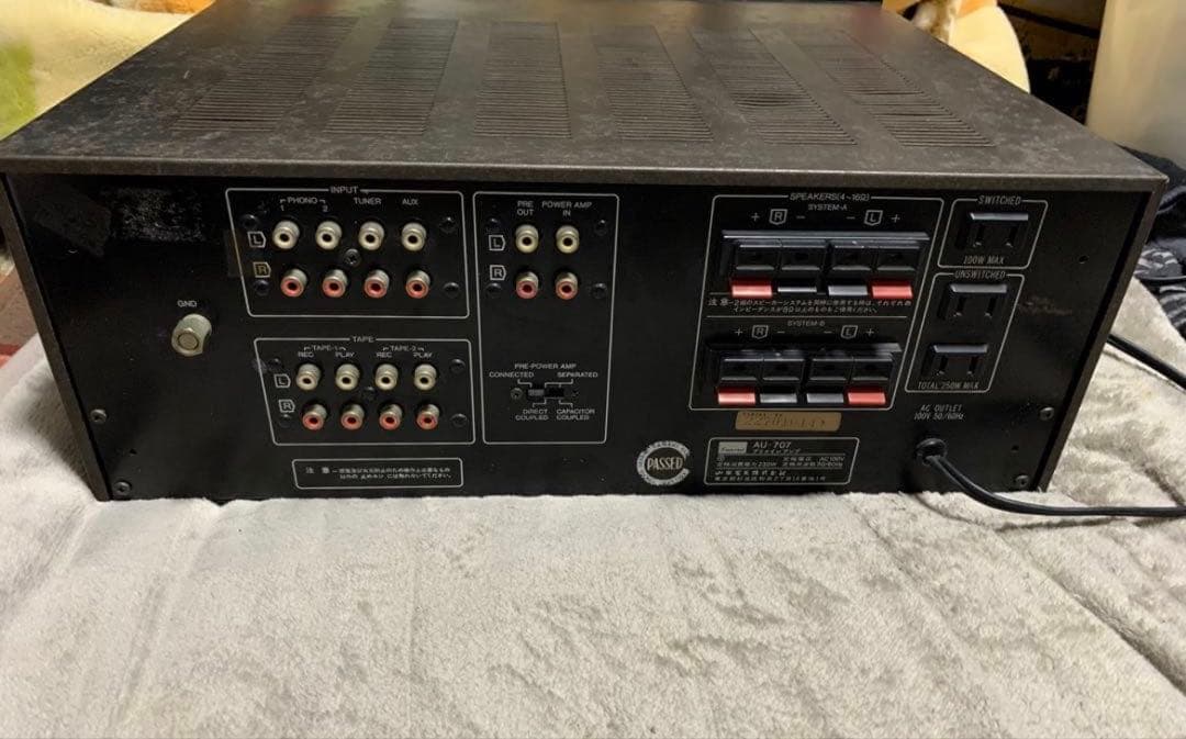 ジャンク品　SANSUI AU-707 プリメインアンプ